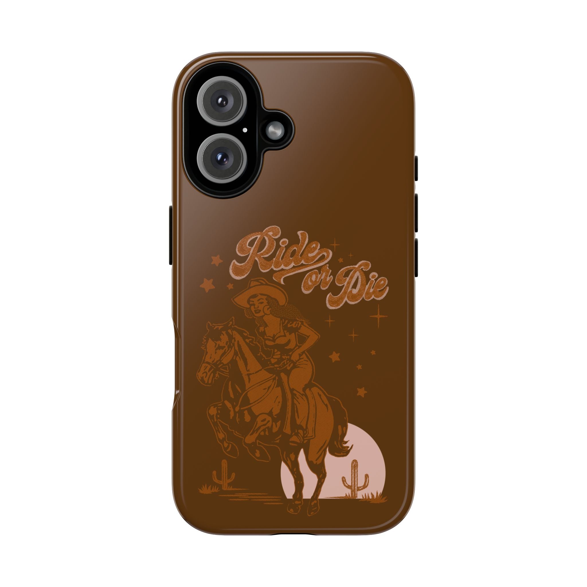 Ride or Die Cowgirl Phone Case - Tough & Trendy