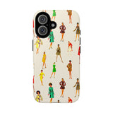 Ivory Vintage Fashion Ladies Phone Case - Tough & Trendy