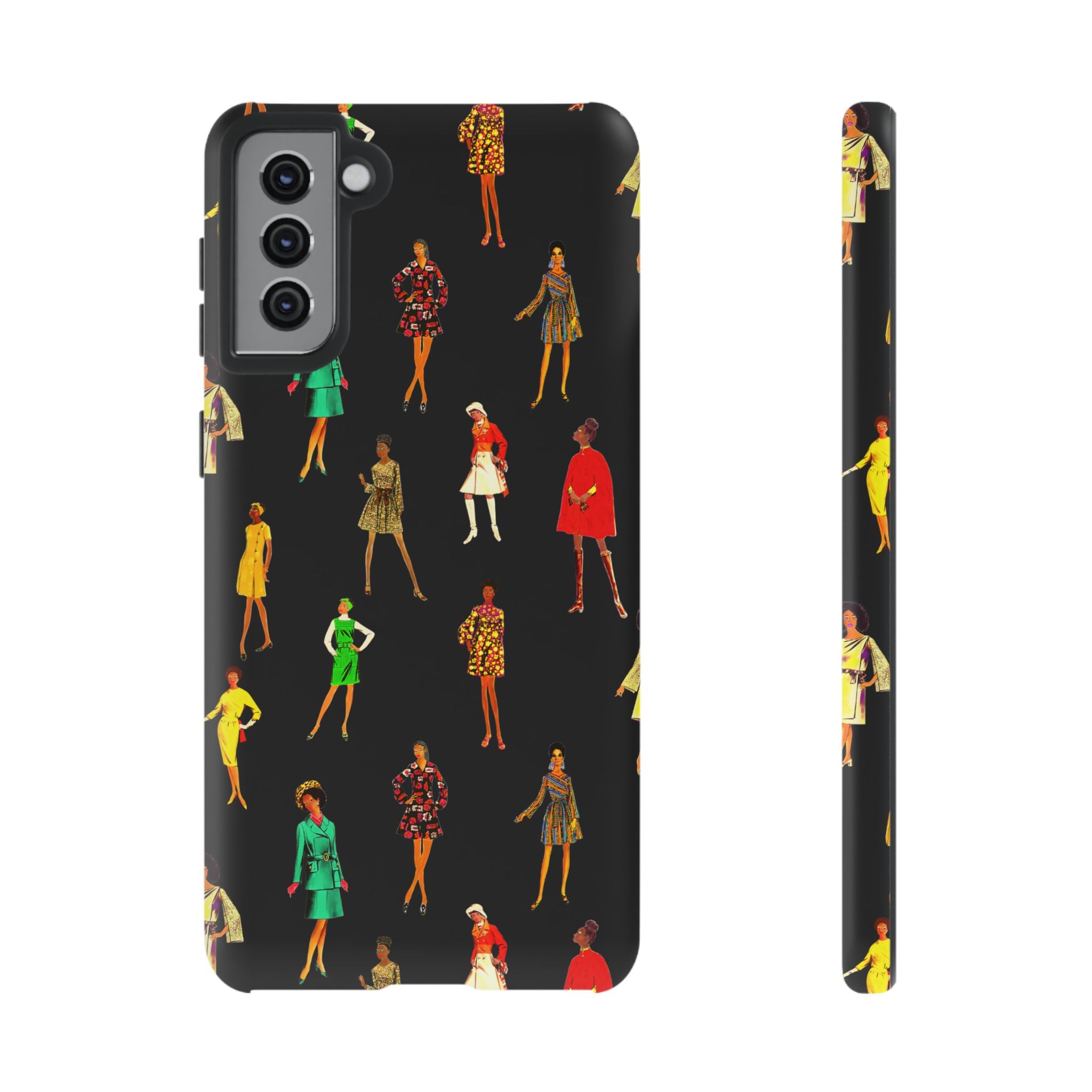 Vintage Fashion Ladies Phone Case - Tough & Trendy