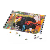 See For Yourself Art 500-Piece Puzzle: Tropical Beauty with Florals and Toucan