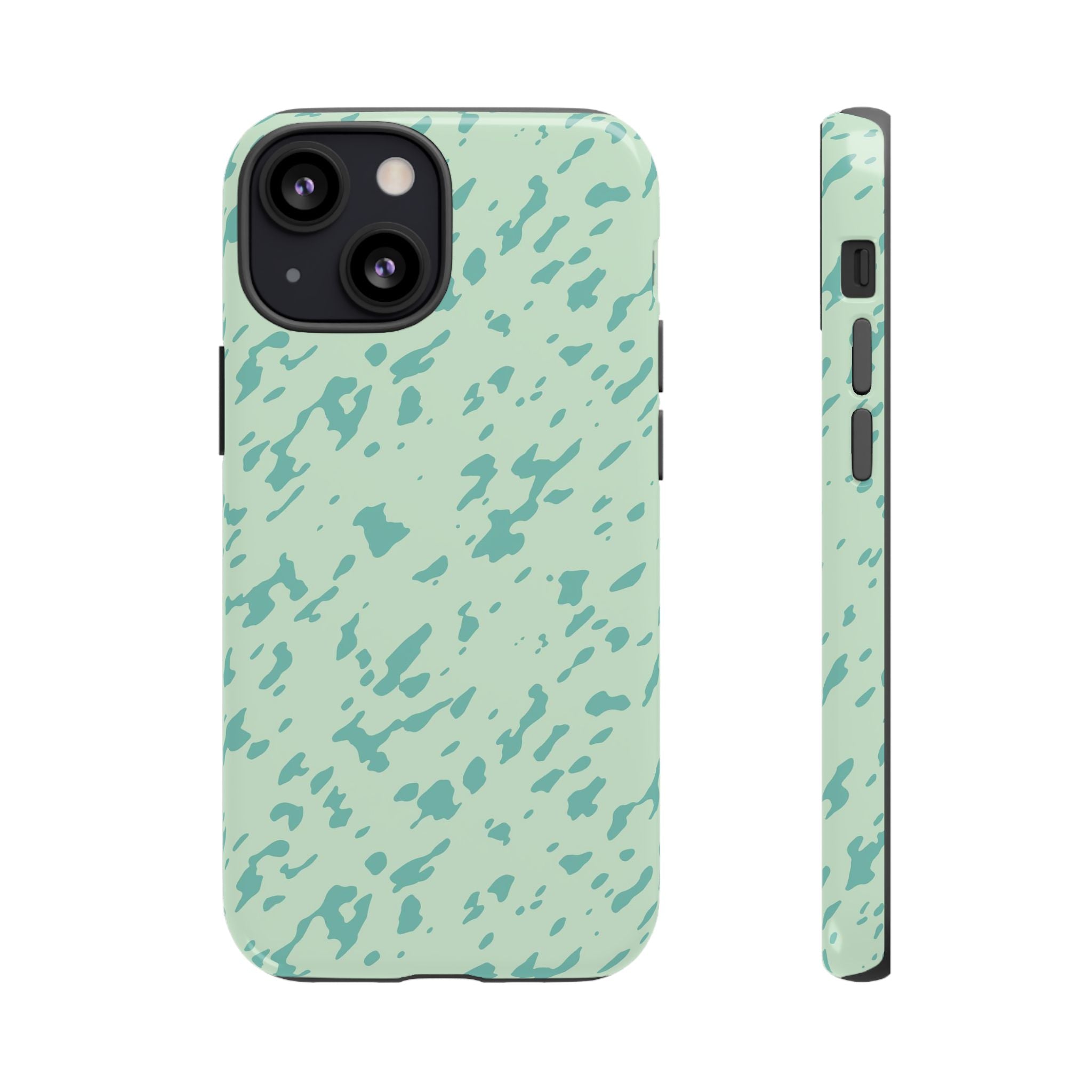 Turquoise Marble Pattern Phone Case - Tough & Trendy