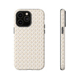 Pretty Gold and Grey Dots Phone Case - Tough & Trendy