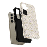 Pretty Gold and Grey Dots Phone Case - Tough & Trendy