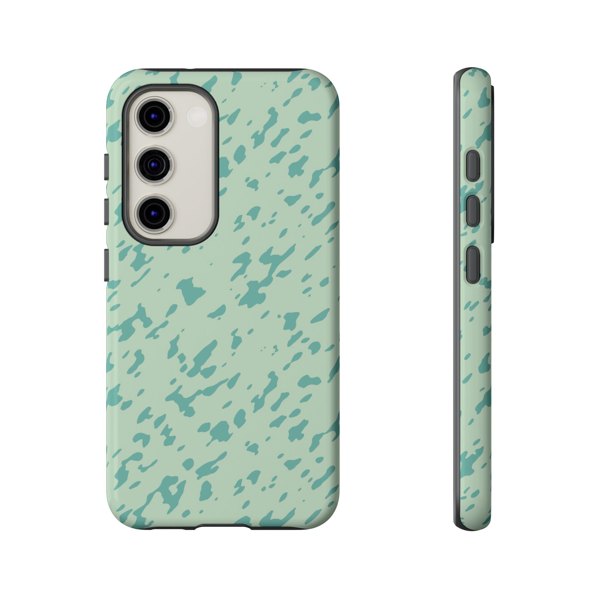 Turquoise Marble Pattern Phone Case - Tough & Trendy