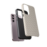 Pretty Gold and Grey Dots Phone Case - Tough & Trendy