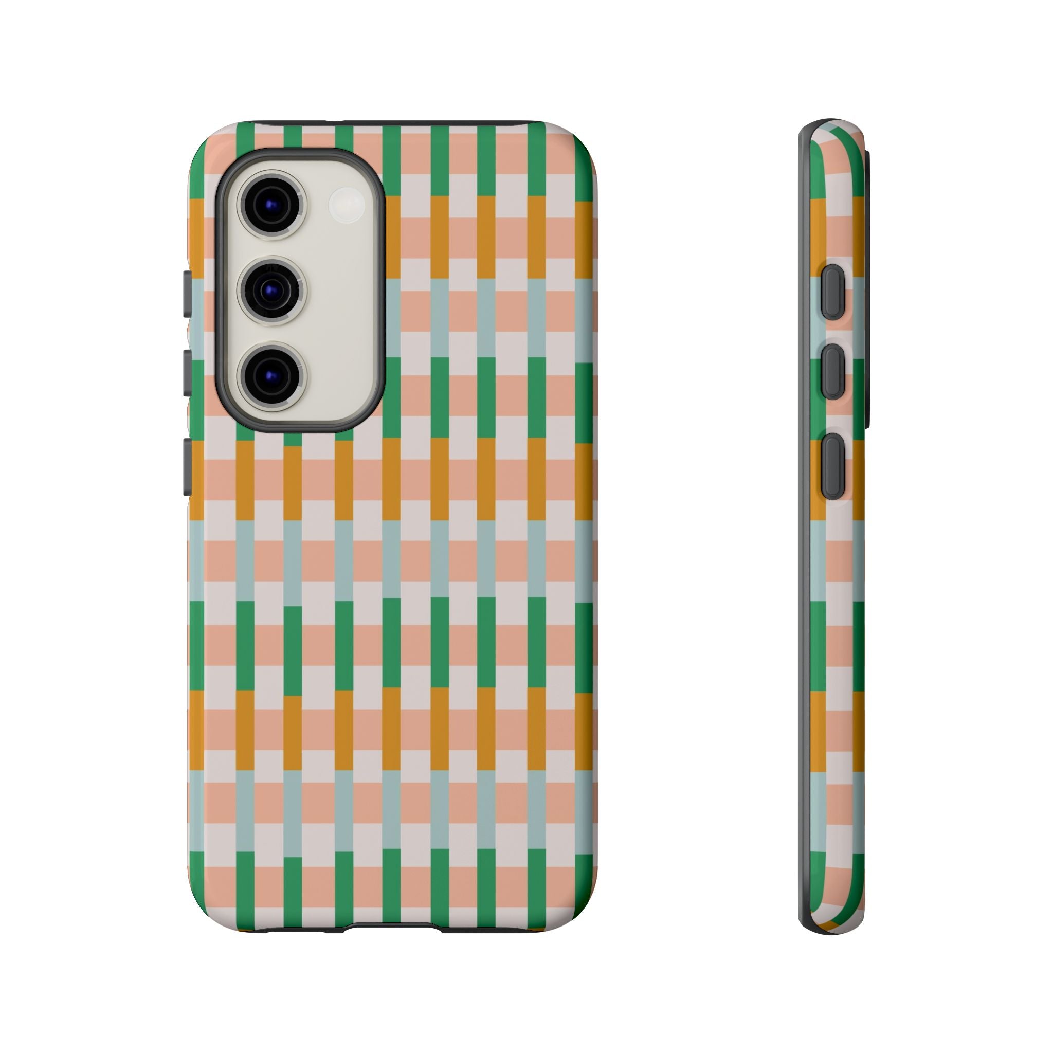 Stylish Striped Pattern Phone Case - Tough & Trendy