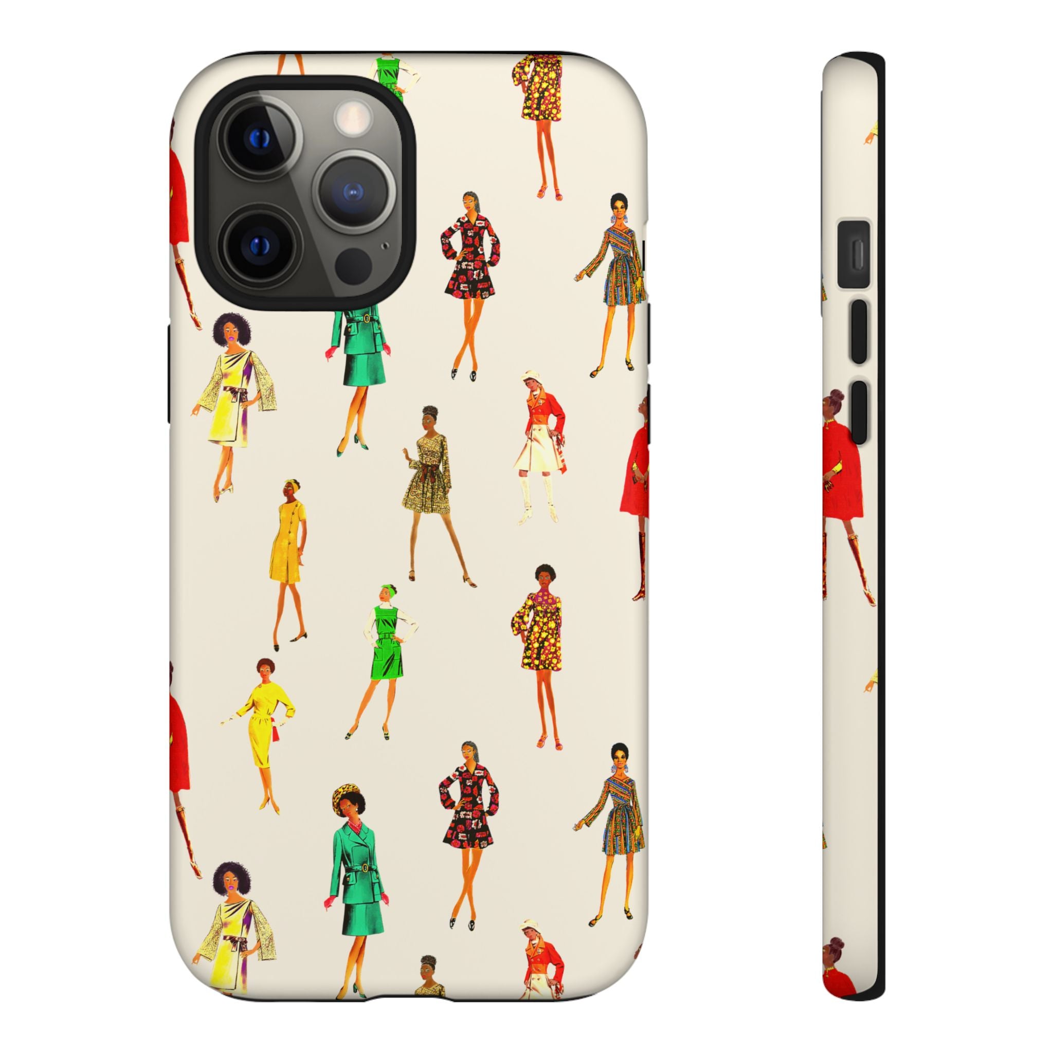 Ivory Vintage Fashion Ladies Phone Case - Tough & Trendy