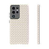 Pretty Gold and Grey Dots Phone Case - Tough & Trendy