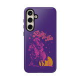 Ride or Die Cowgirl Pattern Phone Case - Tough & Trendy