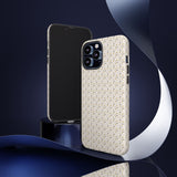 Pretty Gold and Grey Dots Phone Case - Tough & Trendy