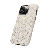 Pretty Gold and Grey Dots Phone Case - Tough & Trendy