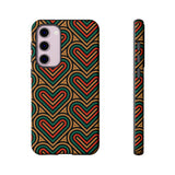 Hearts Beat Pattern Phone Case - Tough & Trendy