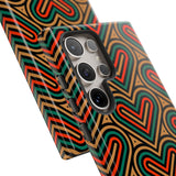 Stylish Heart Pattern Phone Case - Tough & Trendy