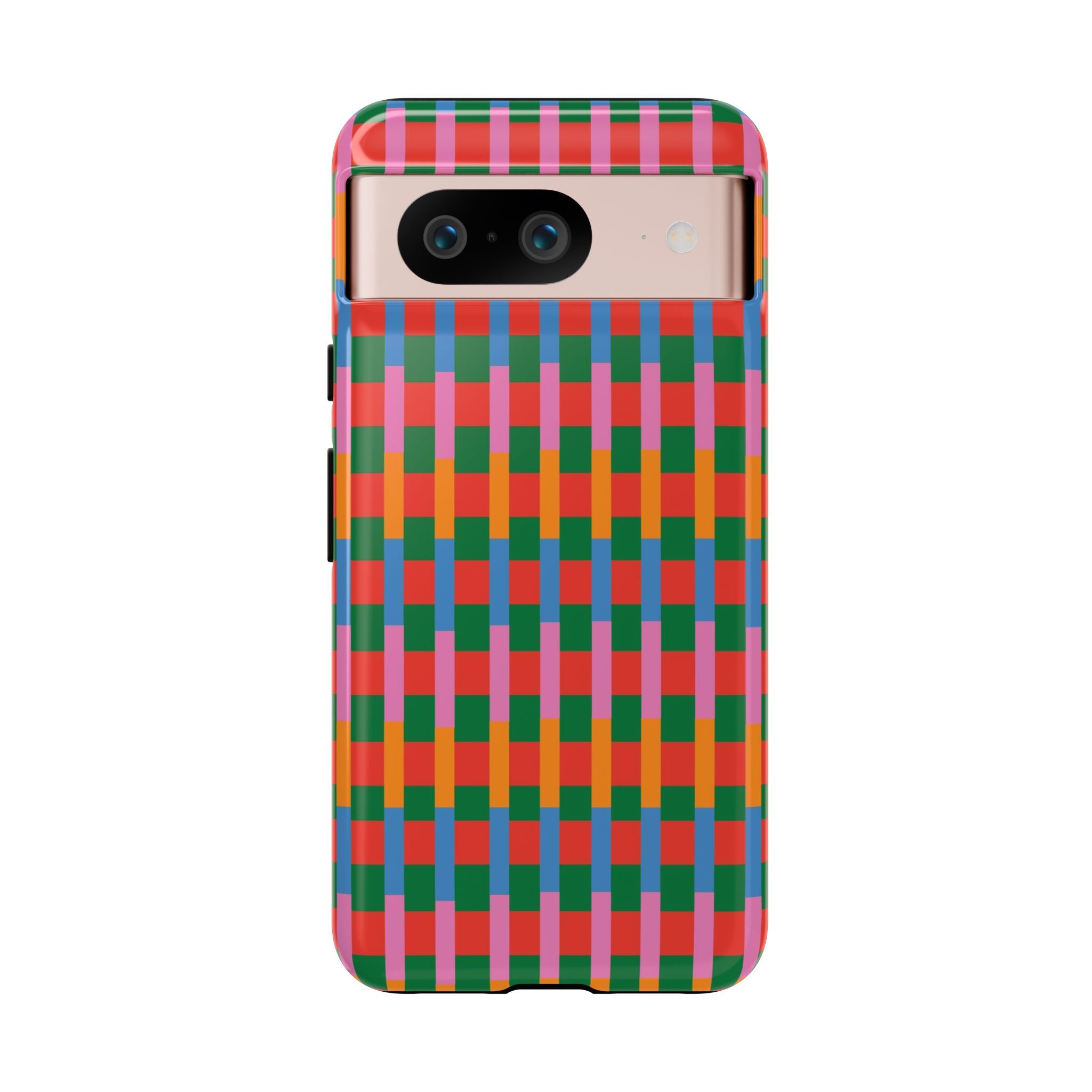 Candy Striped Pattern Phone Case - Tough & Trendy