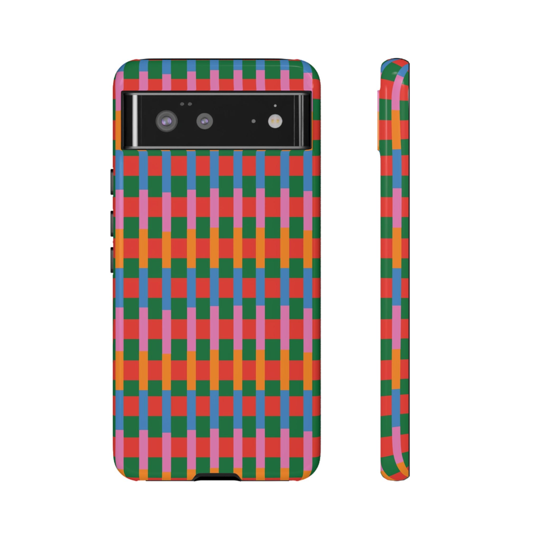 Candy Striped Pattern Phone Case - Tough & Trendy