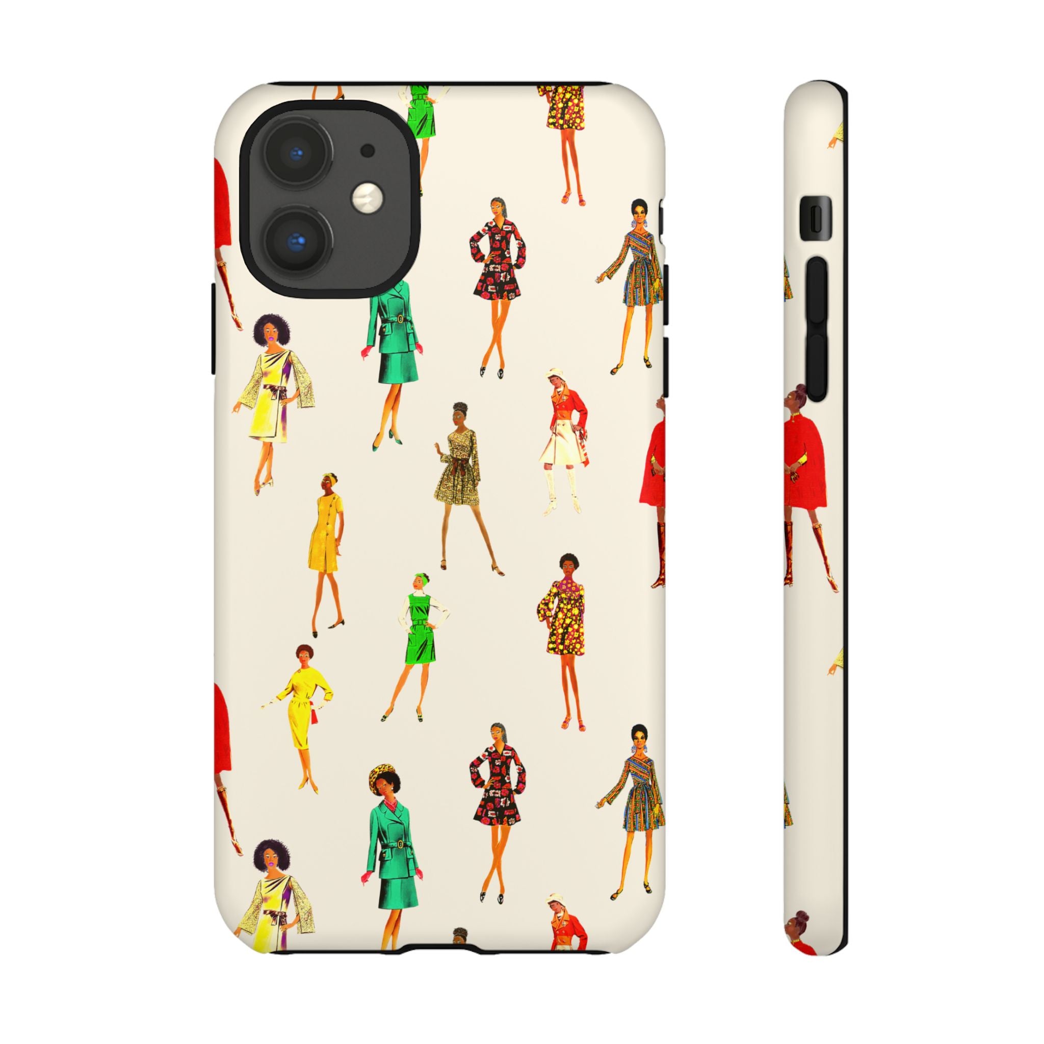 Ivory Vintage Fashion Ladies Phone Case - Tough & Trendy