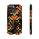 Stylish Heart Pattern Phone Case - Tough & Trendy