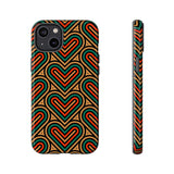 Stylish Heart Pattern Phone Case - Tough & Trendy