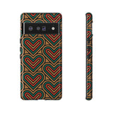 Hearts Beat Pattern Phone Case - Tough & Trendy