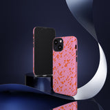 Tangerine Marble Pattern Phone Case - Tough & Trendy