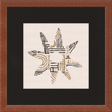 Cartouche Framed Art Print