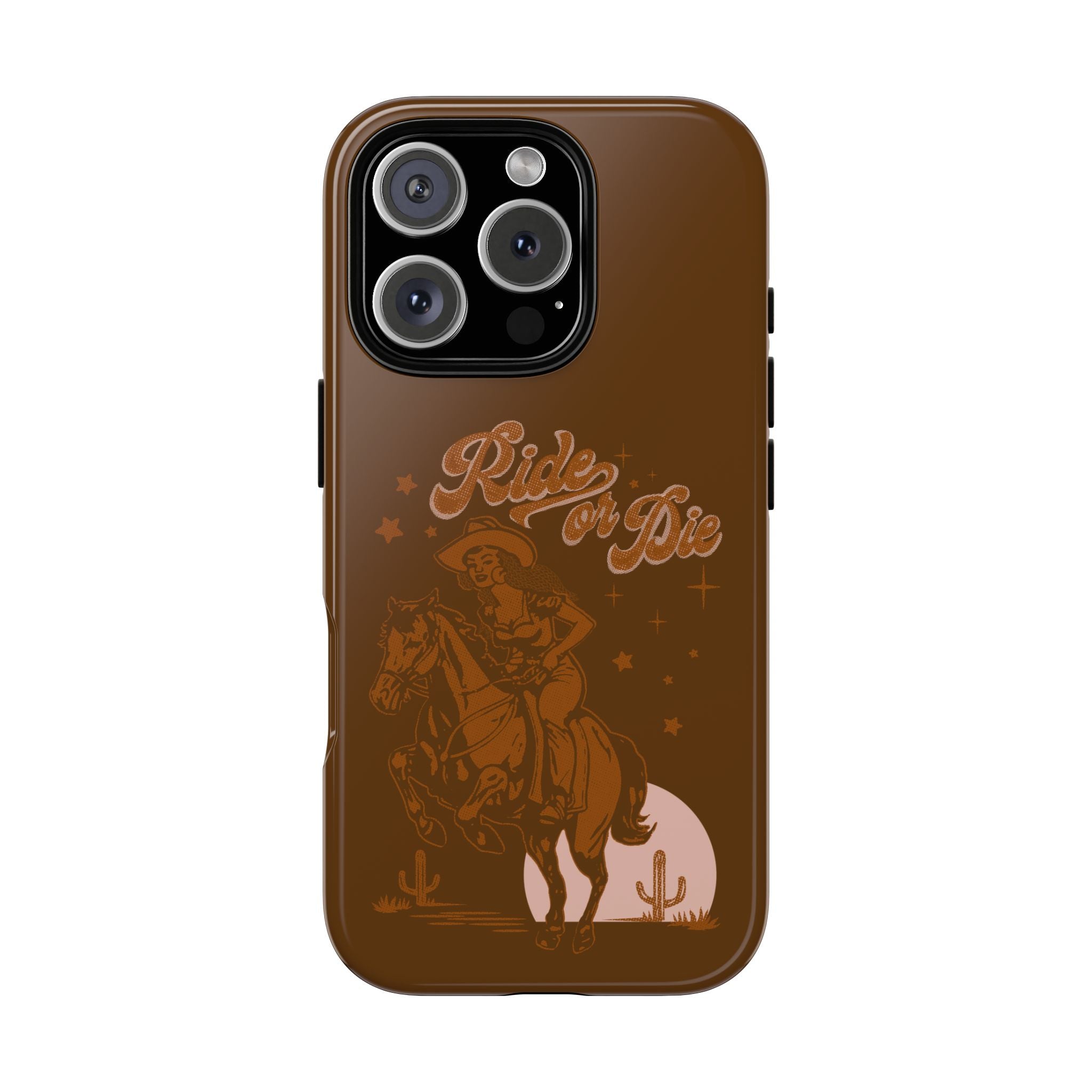 Ride or Die Cowgirl Phone Case - Tough & Trendy