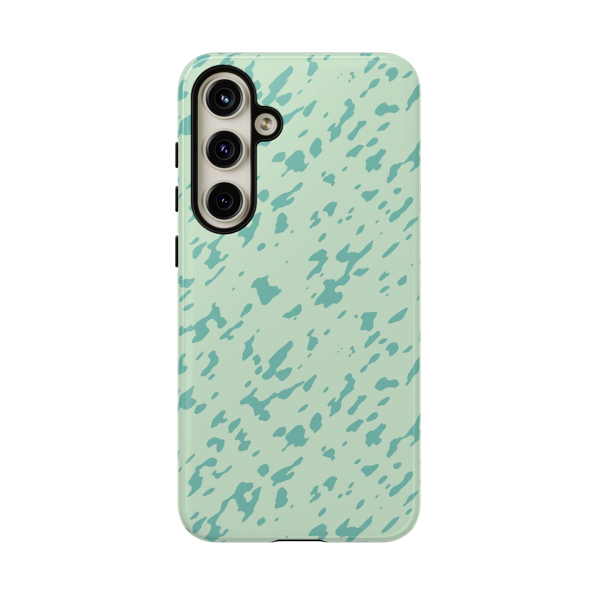 Turquoise Marble Pattern Phone Case - Tough & Trendy