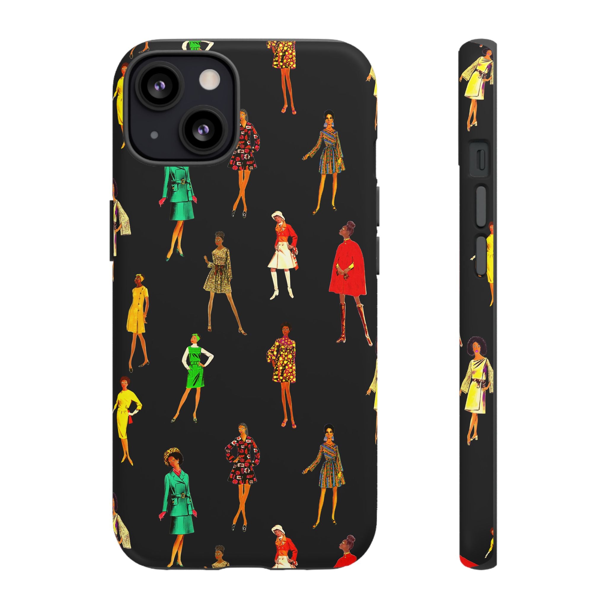 Vintage Fashion Ladies Phone Case - Tough & Trendy