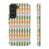 Stylish Striped Pattern Phone Case - Tough & Trendy