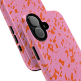 Tangerine Marble Pattern Phone Case - Tough & Trendy