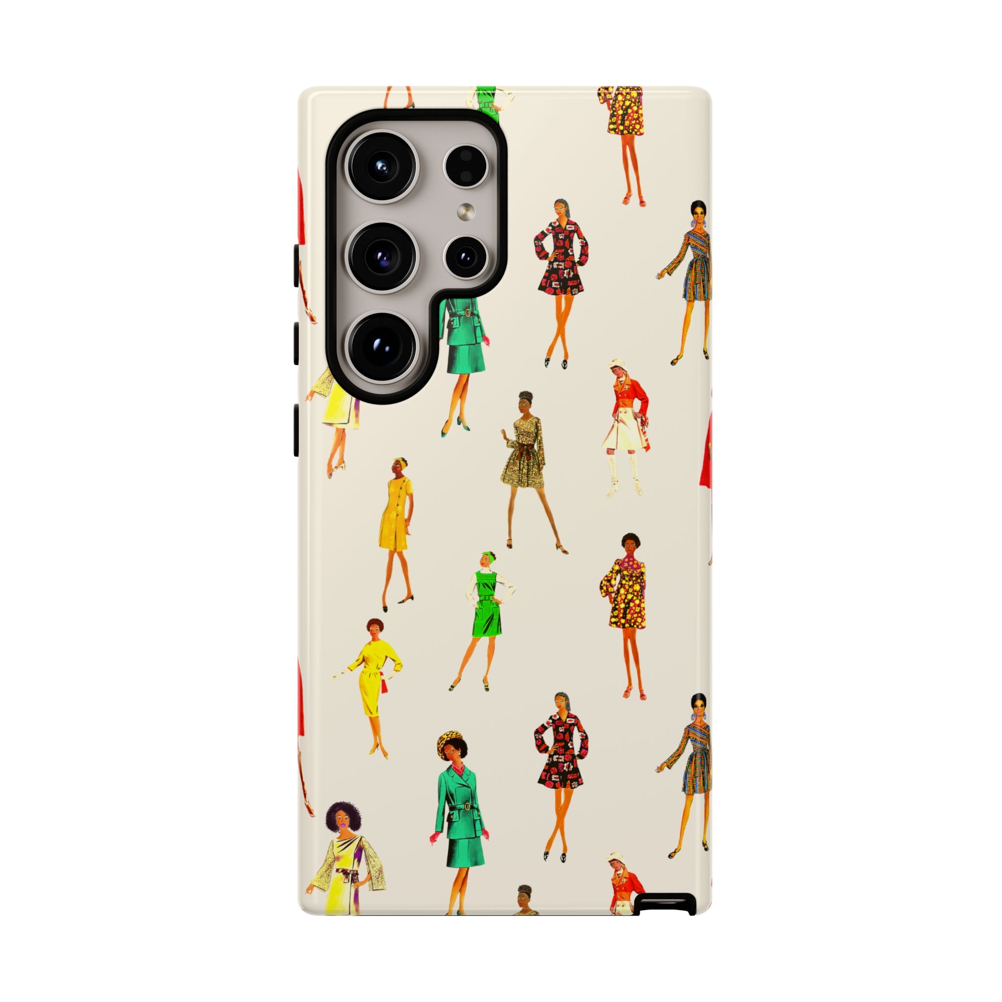 Ivory Vintage Fashion Ladies Phone Case - Tough & Trendy