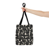 Cobblestone Black Original Art Tote Bag