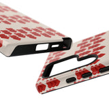 Hearts Aligned Pattern Phone Case - Tough & Trendy