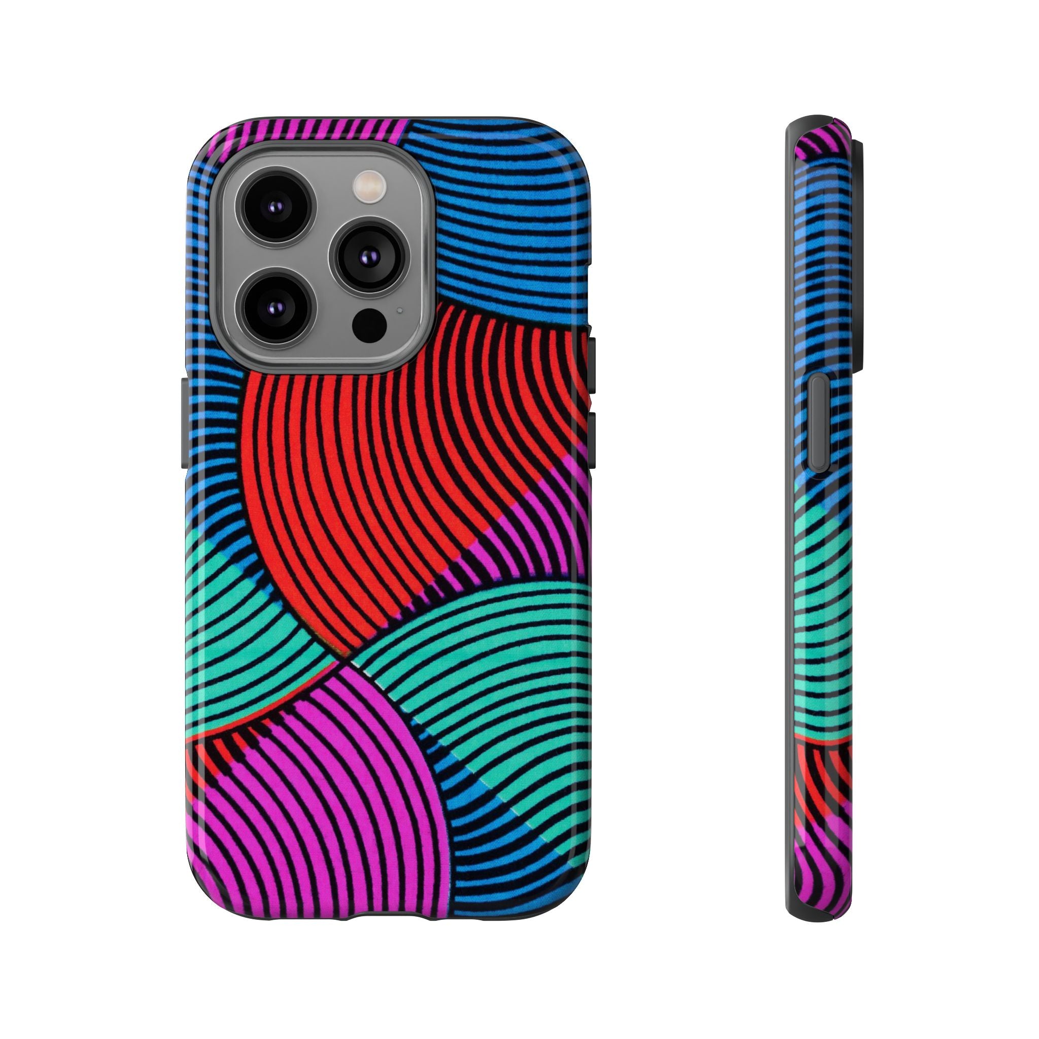 Ankara Print and Pattern Phone Case - Tough & Trendy