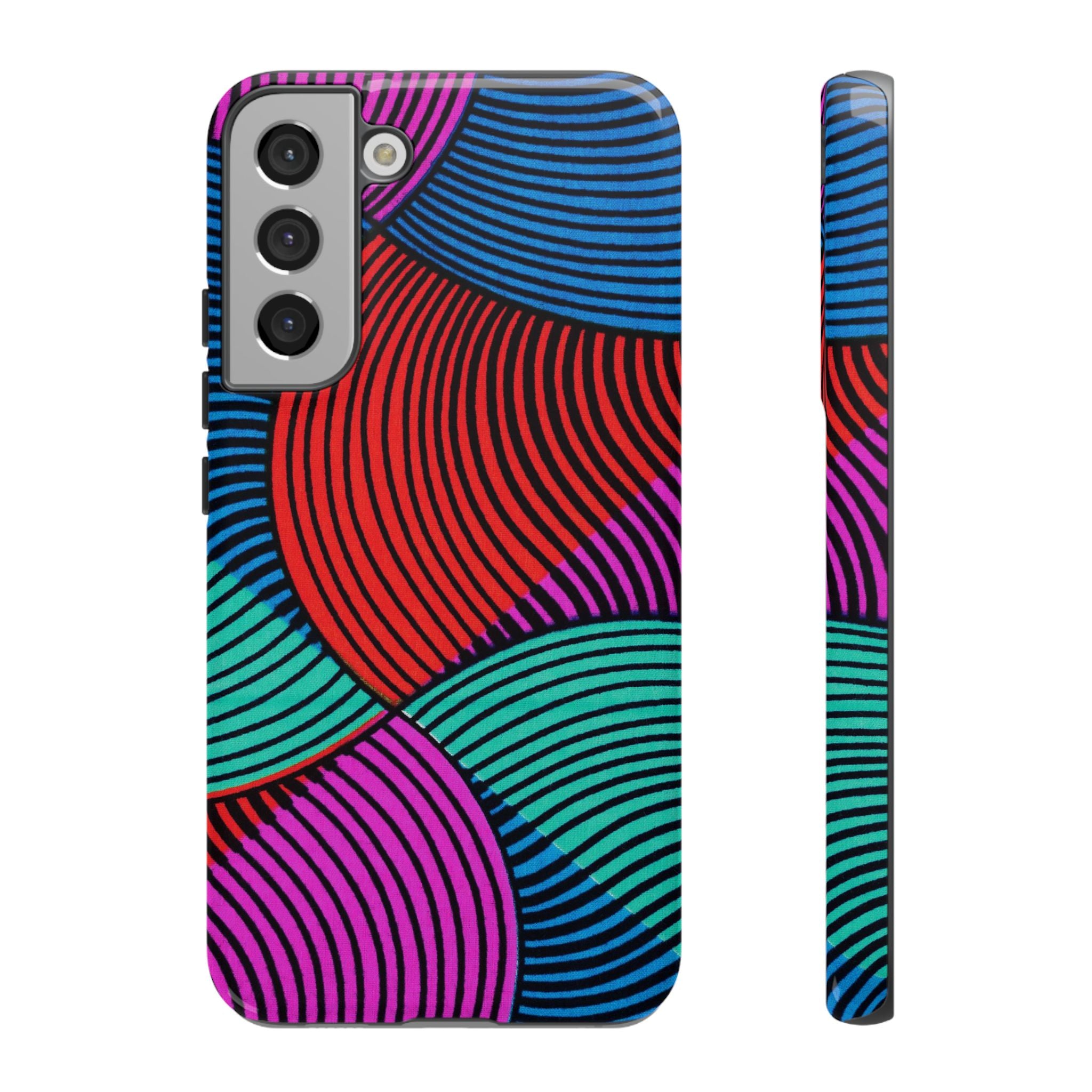 Ankara Print and Pattern Phone Case - Tough & Trendy