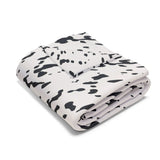 Modern Cow Print Arctic Fleece Blanket | Cozy Home Décor for Stylish Comfort