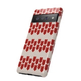 Hearts Aligned Pattern Phone Case - Tough & Trendy