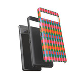 Candy Striped Pattern Phone Case - Tough & Trendy