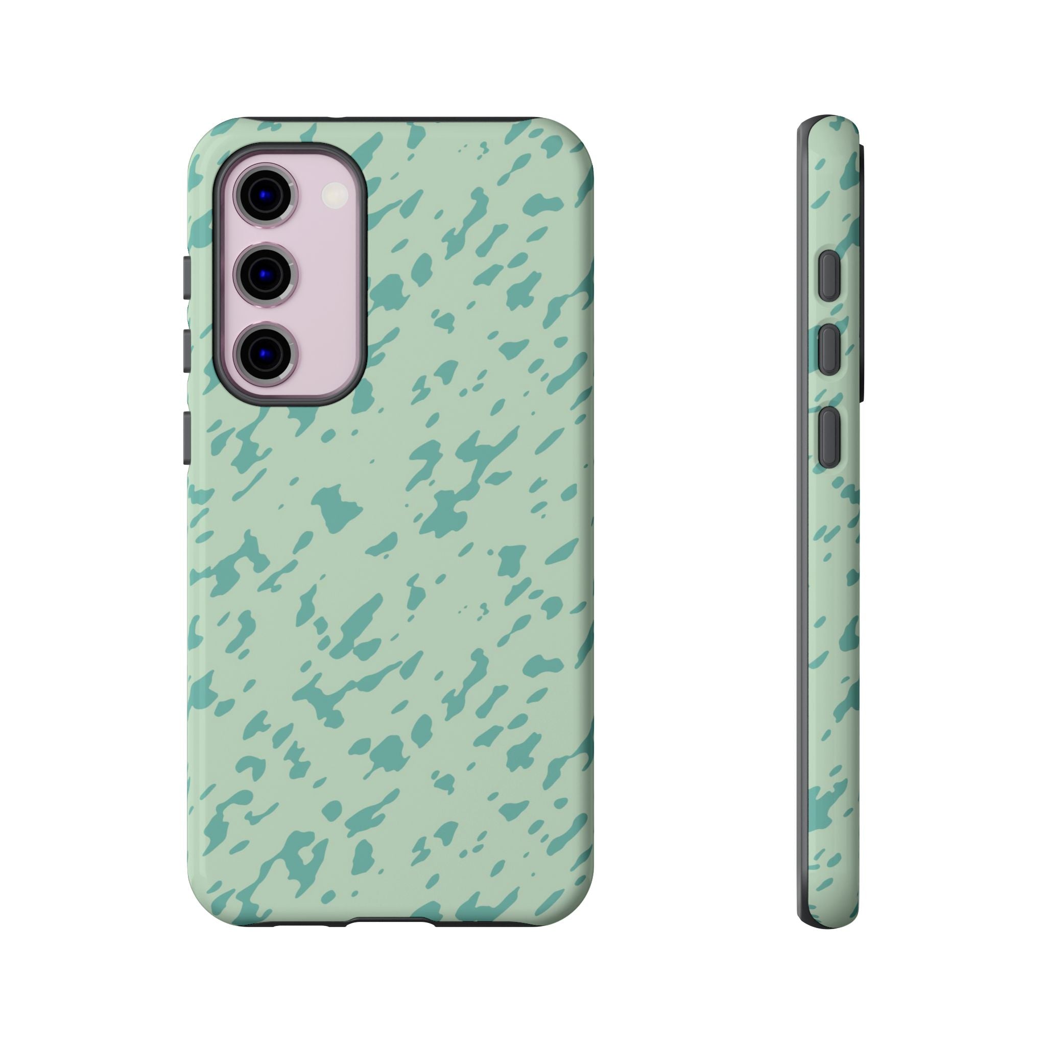 Turquoise Marble Pattern Phone Case - Tough & Trendy