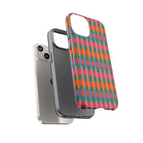 Candy Striped Pattern Phone Case - Tough & Trendy