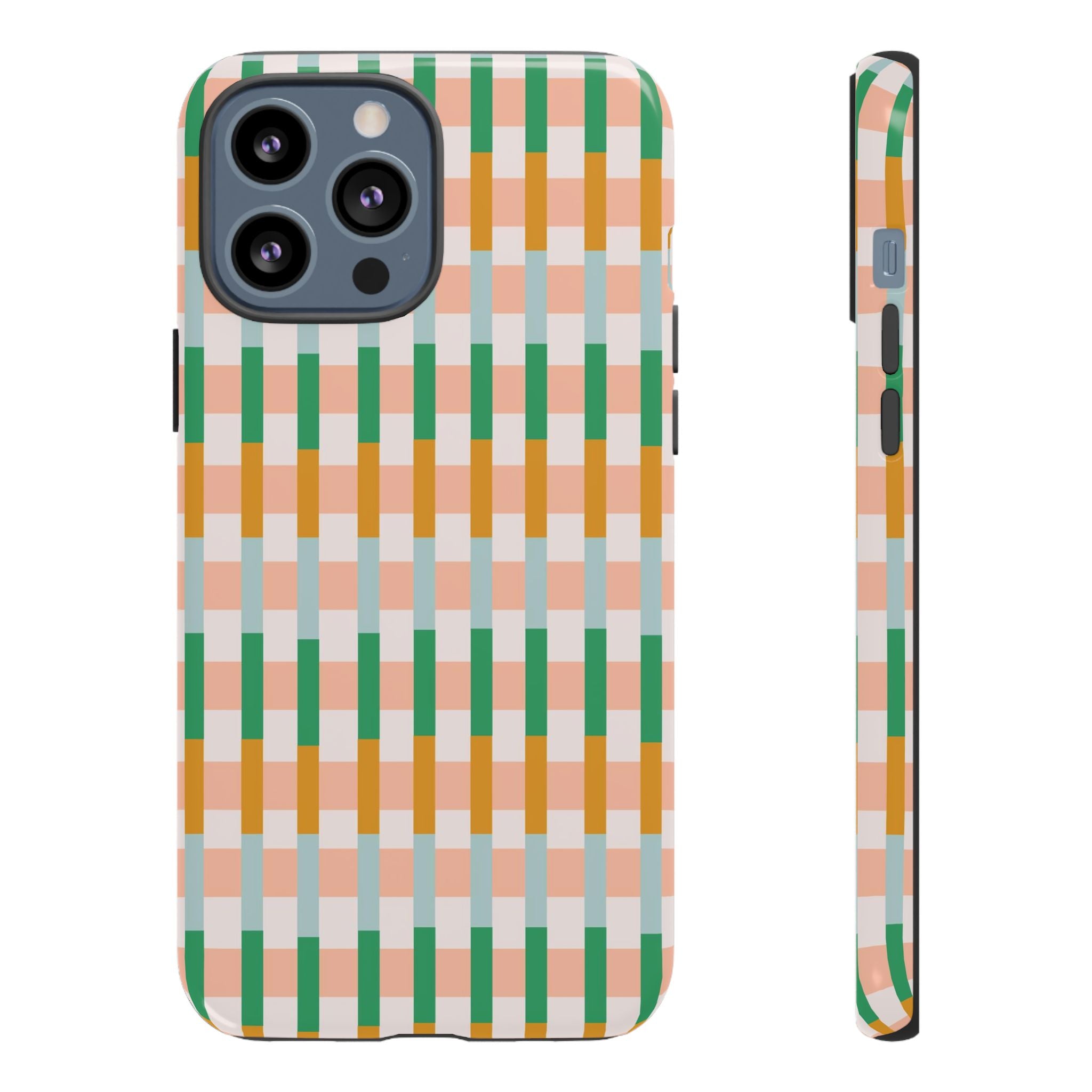 Stylish Striped Pattern Phone Case - Tough & Trendy