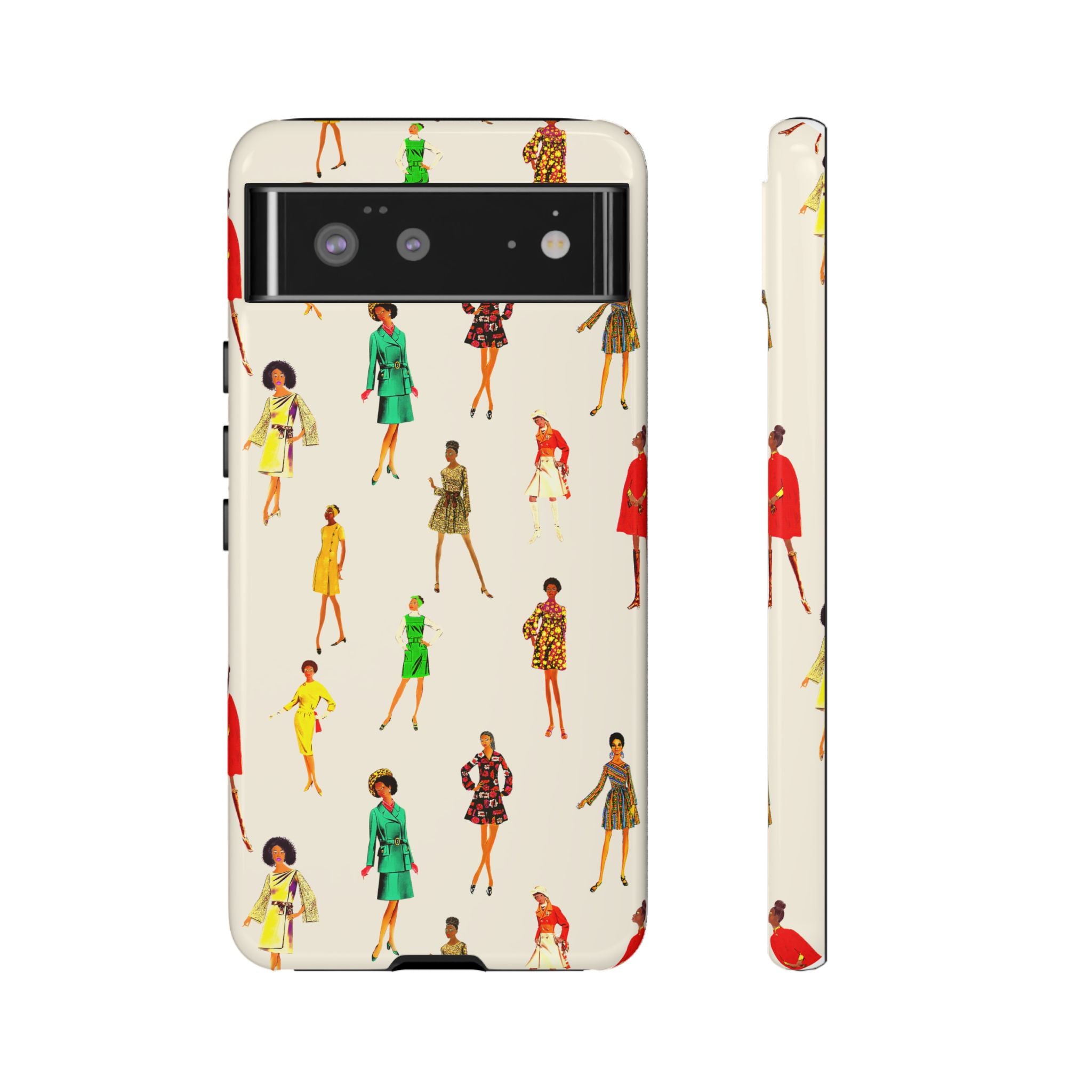 Ivory Vintage Fashion Ladies Phone Case - Tough & Trendy