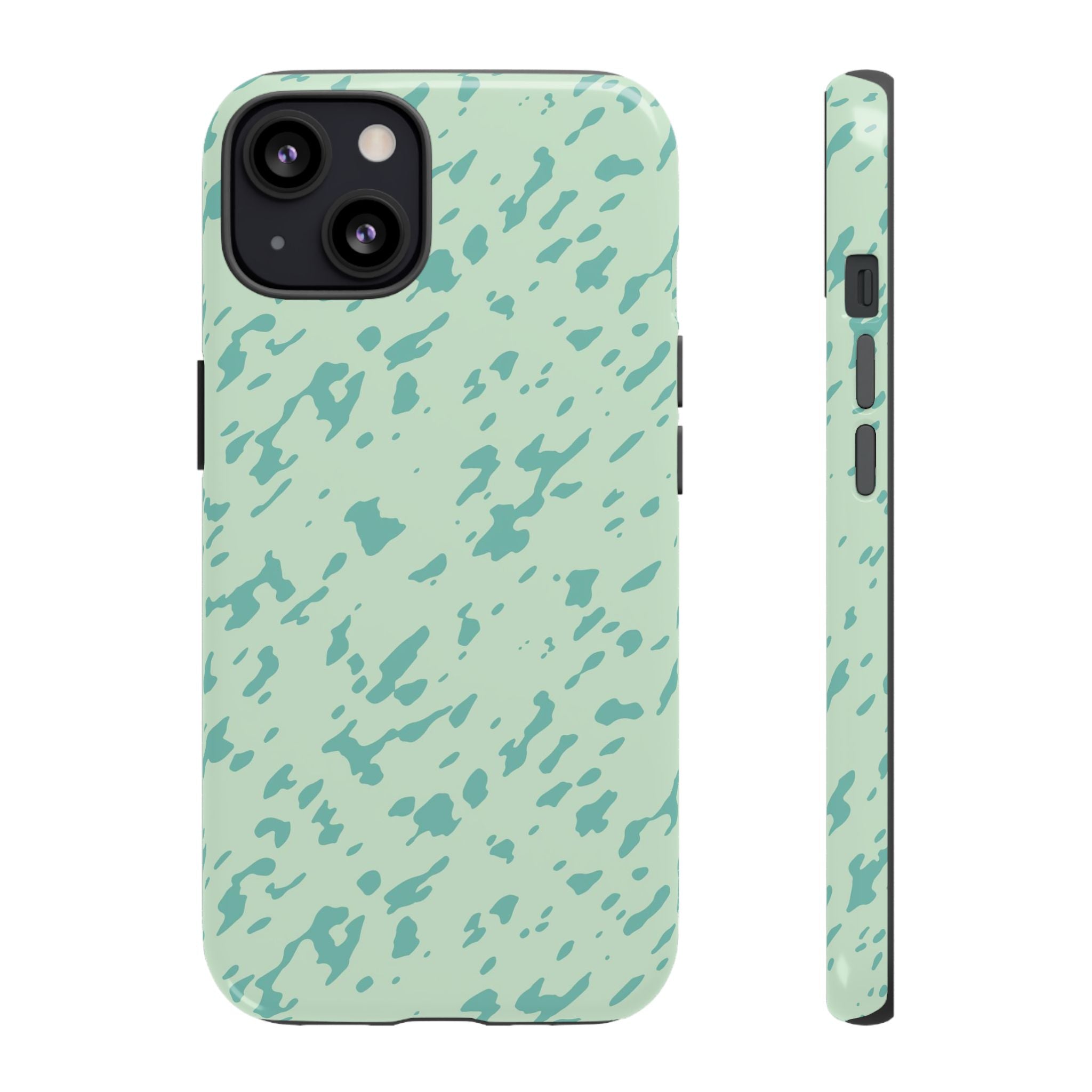 Turquoise Marble Pattern Phone Case - Tough & Trendy