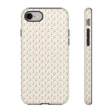 Pretty Gold and Grey Dots Phone Case - Tough & Trendy