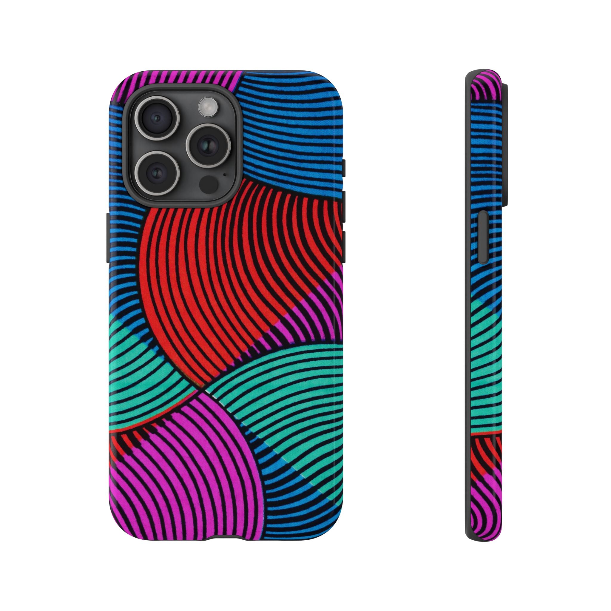 Ankara Print and Pattern Phone Case - Tough & Trendy