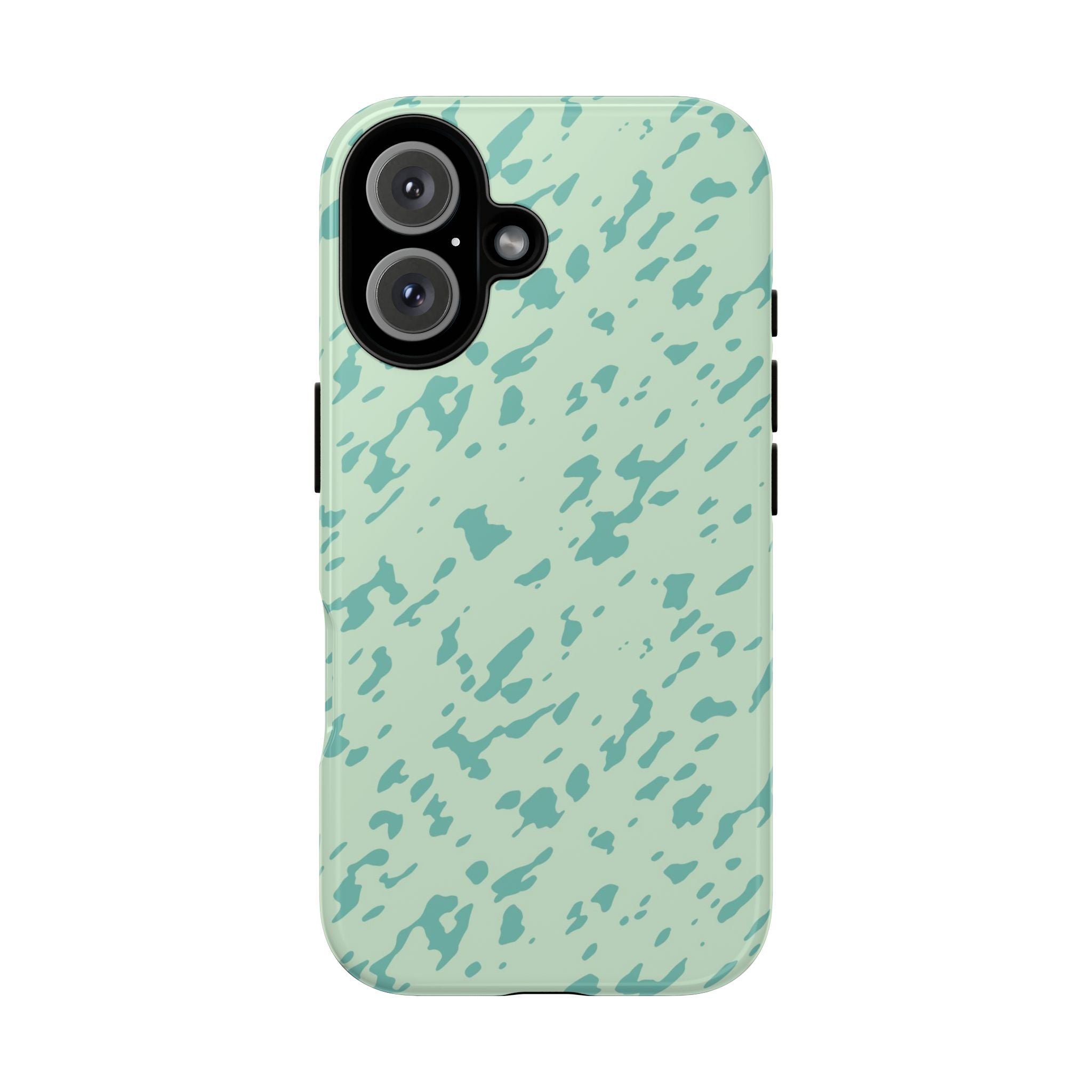 Turquoise Marble Pattern Phone Case - Tough & Trendy