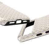 Pretty Gold and Grey Dots Phone Case - Tough & Trendy