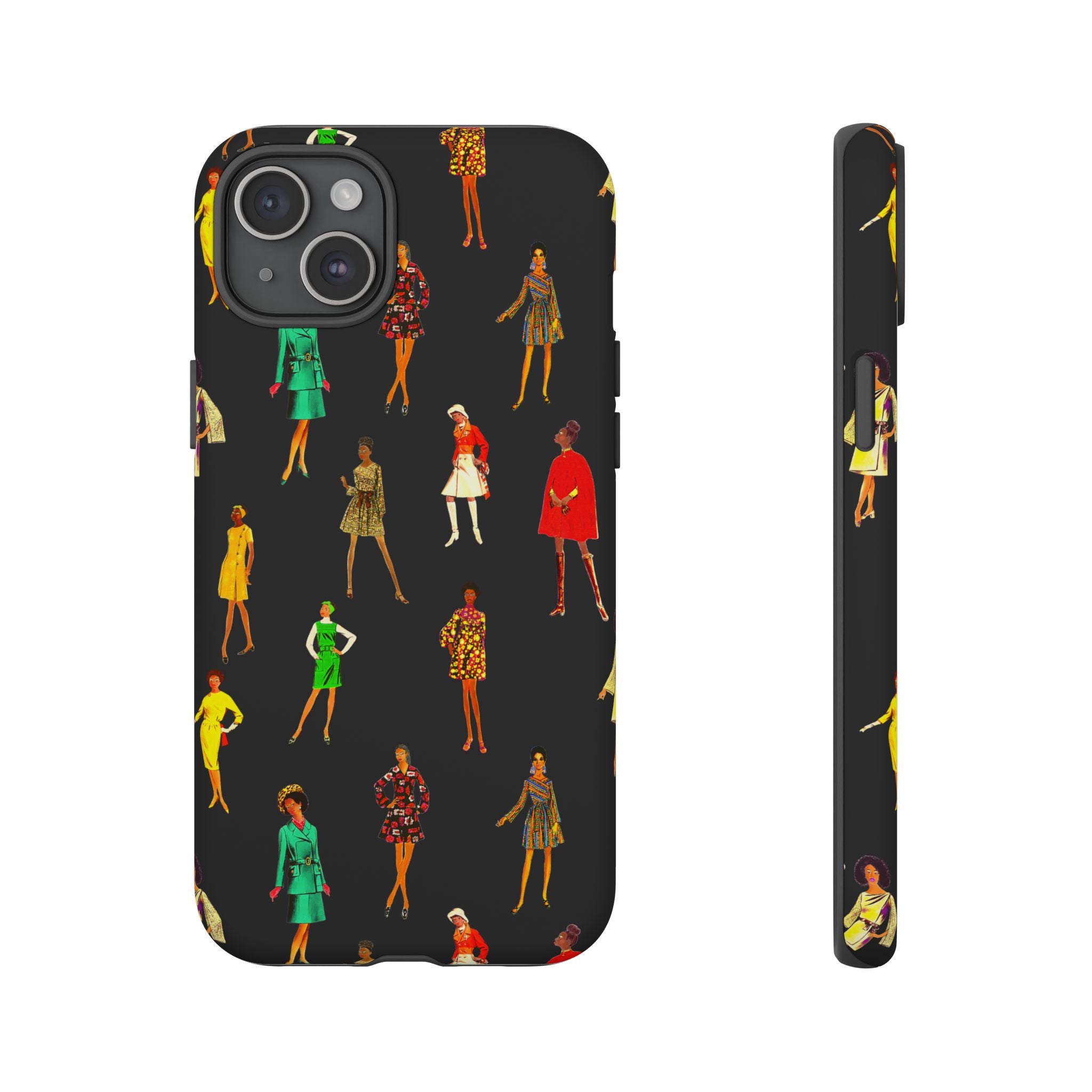 Vintage Fashion Ladies Phone Case - Tough & Trendy