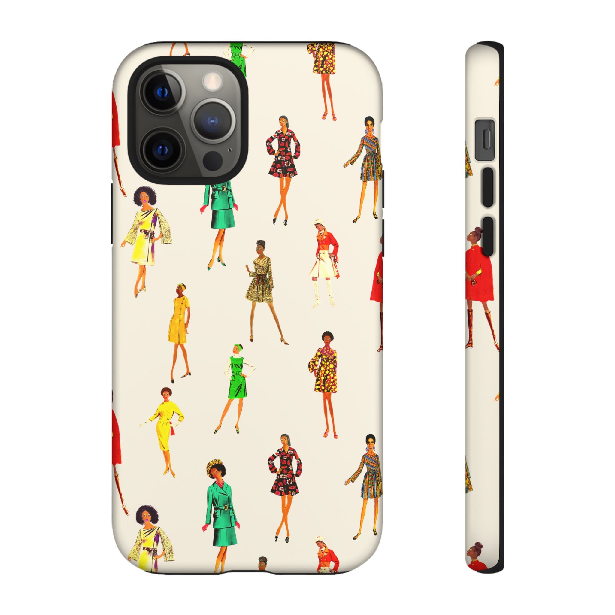 Ivory Vintage Fashion Ladies Phone Case - Tough & Trendy