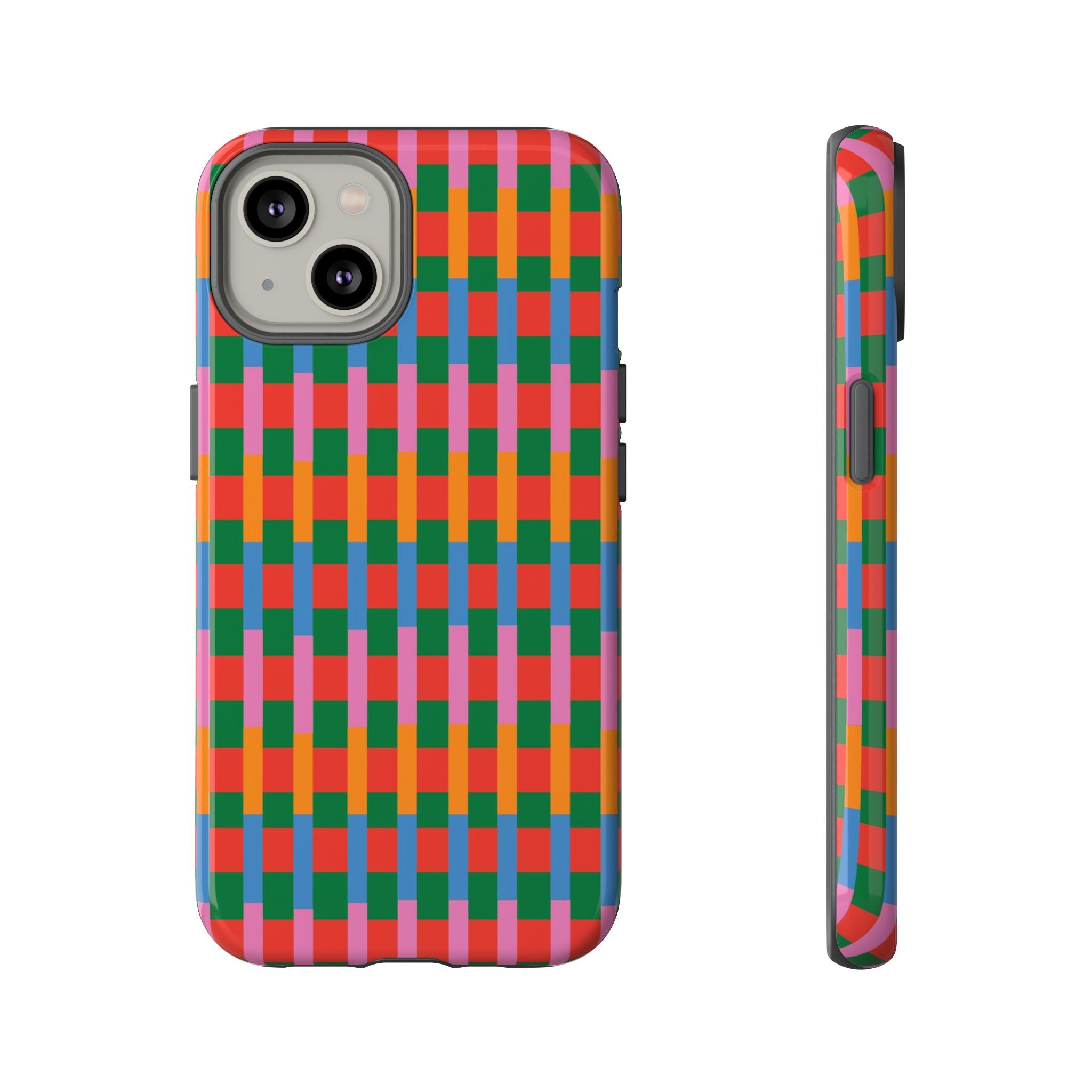 Candy Striped Pattern Phone Case - Tough & Trendy